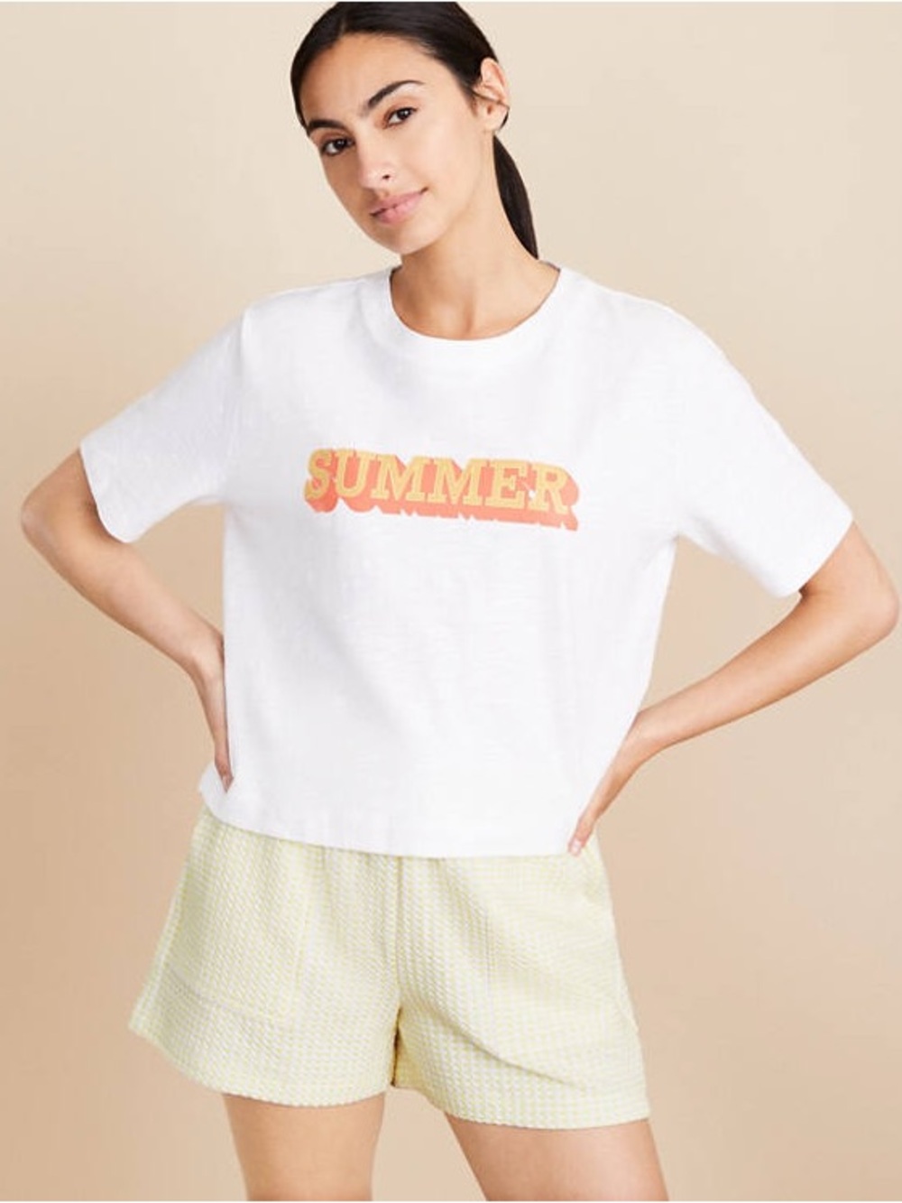 LOFT Lou & Grey Summer Cropped Soft Slub (NWT) - Size L